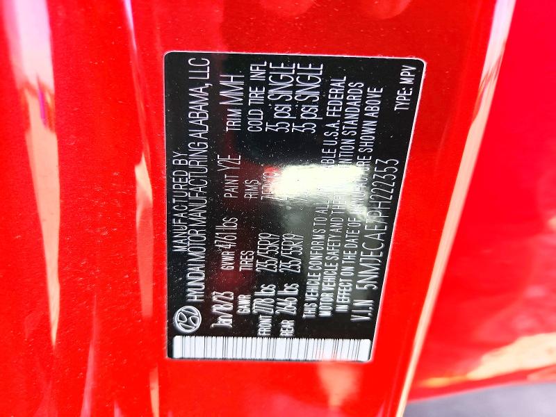 Aukcja sprzedaży 2023 Hyundai Tucson, vin: 5NMJECAE7PH222353, numer aukcji: 52405486