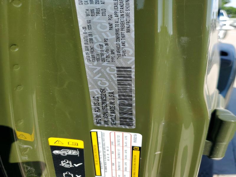 55341916 :رقم المزاد ، 1C4HJXEG2MW502154 vin ، 2021 Jeep Wrangler Unlimited مزاد بيع