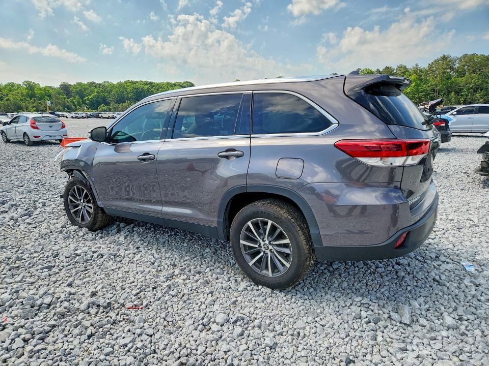 Aukcja sprzedaży 2019 Toyota Highlander, vin: 5TDKZRFH8KS329075, numer aukcji: 54284006