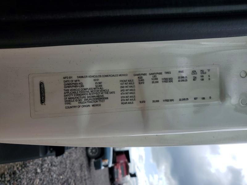 Продажа на аукционе авто 2022 Freightliner Cascadia 126, vin: 3AKJHLDV4NSMS8368, номер лота: 53298626