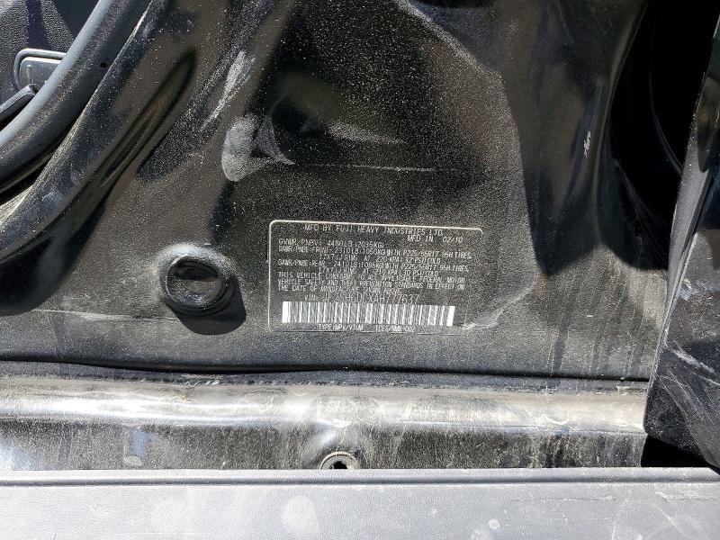 2010 Subaru Forester მანქანა იყიდება აუქციონზე, vin: JF2SH6DCXAH777637, აუქციონის ნომერი: 52828346