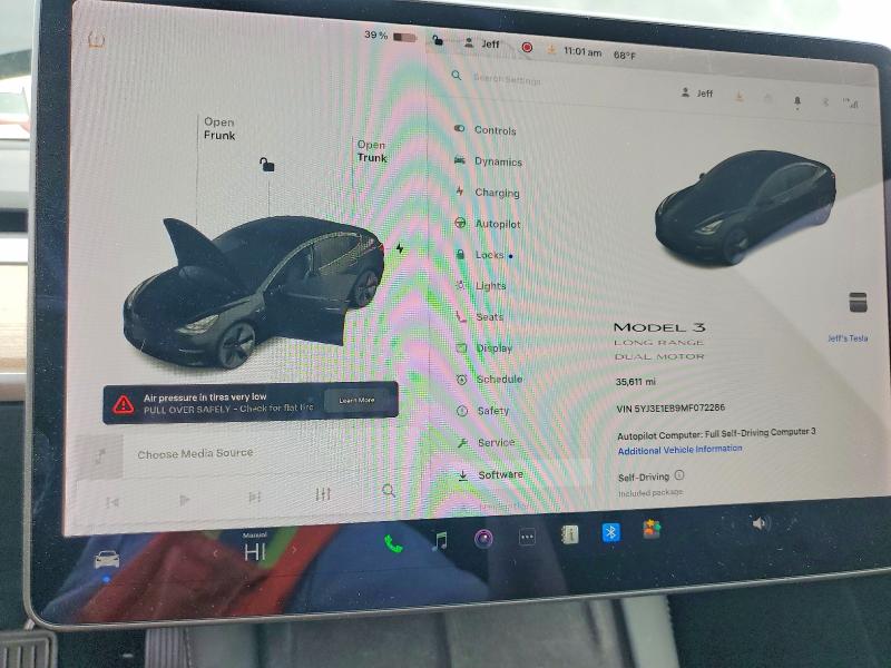 Aukcja sprzedaży 2021 Tesla Model 3, vin: 5YJ3E1EB9MF072286, numer aukcji: 52377596