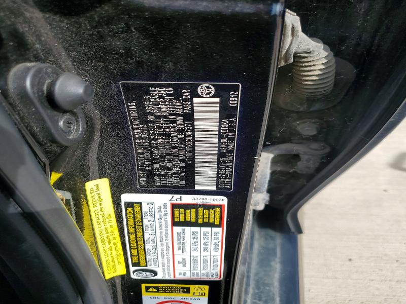 Aukcja sprzedaży 2012 Toyota Camry, vin: 4T1BF1FK8CU087371, numer aukcji: 54882606