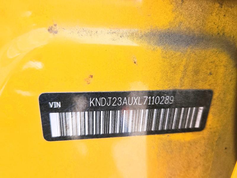 53810136 :رقم المزاد ، KNDJ23AUXL7110289 vin ، 2020 Kia Soul مزاد بيع