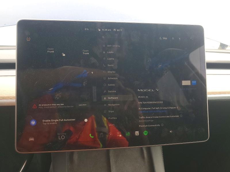 Aukcja sprzedaży 2023 Tesla Model Y, vin: 7SAYGDEE1PA125322, numer aukcji: 54755766