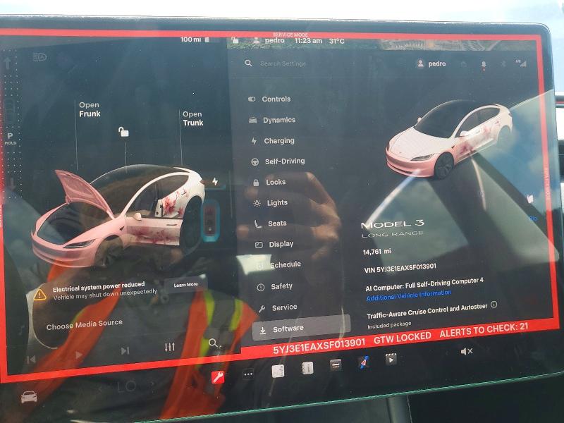 Продажа на аукционе авто 2025 Tesla Model 3, vin: 5YJ3E1EAXSF013901, номер лота: 53110046