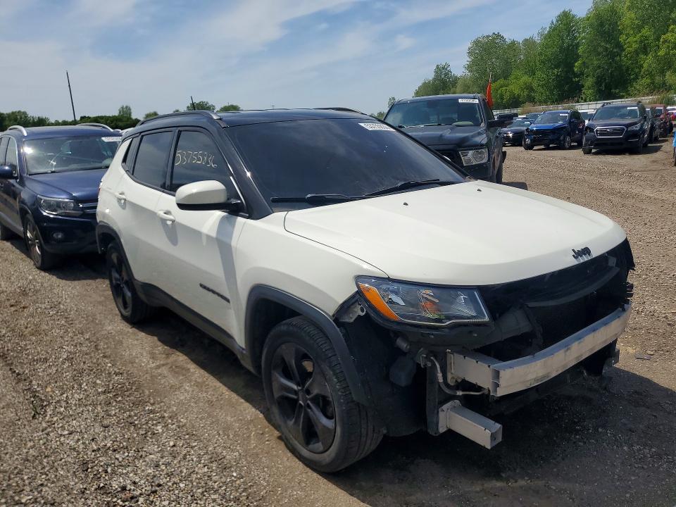 53755836 :رقم المزاد ، 3C4NJCBB6KT615466 vin ، 2019 Jeep Compass مزاد بيع
