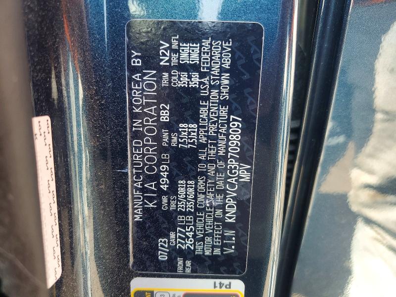 Продажа на аукционе авто 2023 Kia Sportage, vin: KNDPVCAG3P7098097, номер лота: 54692566
