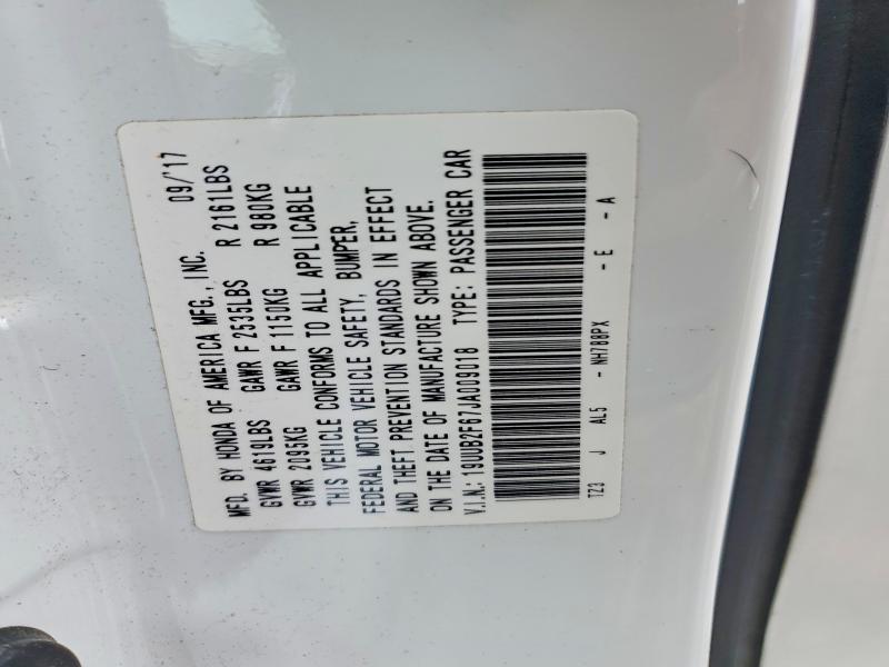 53720636 :رقم المزاد ، 19UUB2F67JA009018 vin ، 2018 Acura Tlx مزاد بيع