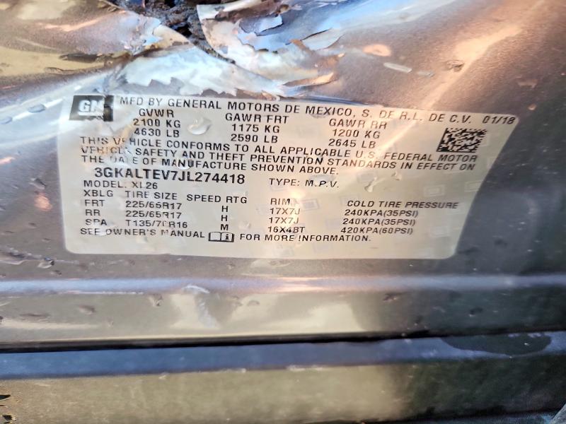 Продажа на аукционе авто 2018 Gmc Terrain, vin: 3GKALTEV7JL274418, номер лота: 53174326