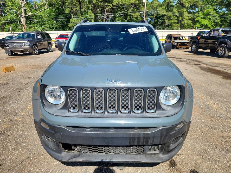 2017 Jeep Renegade მანქანა იყიდება აუქციონზე, vin: ZACCJAAB8HPE61517, აუქციონის ნომერი: 53604506