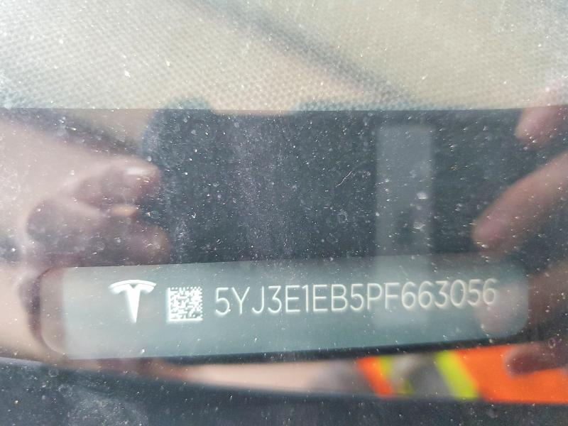 Продажа на аукционе авто 2023 Tesla Model 3, vin: 5YJ3E1EB5PF663056, номер лота: 55109076