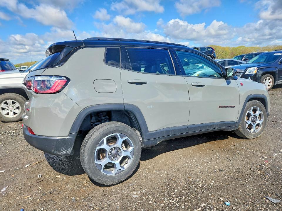 52002416 :رقم المزاد ، 3C4NJDDB3NT190134 vin ، 2022 Jeep Compass مزاد بيع