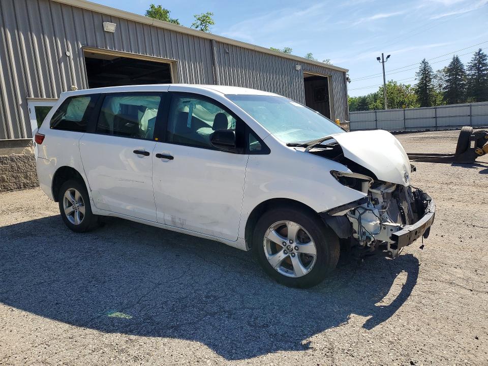 2017 Toyota Sienna მანქანა იყიდება აუქციონზე, vin: 5TDZZ3DC9HS826826, აუქციონის ნომერი: 53961706