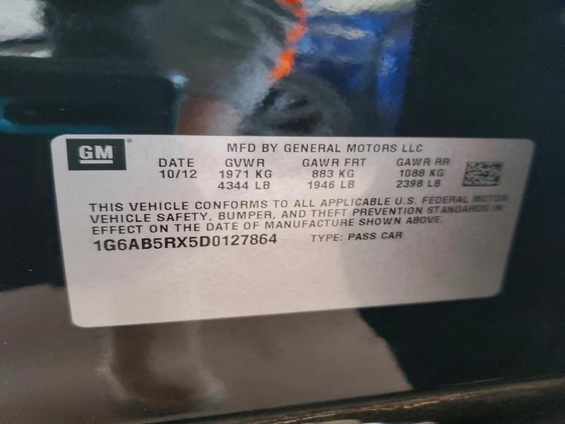 Aukcja sprzedaży 2013 Cadillac Ats, vin: 1G6AB5RX5D0127864, numer aukcji: 53755316