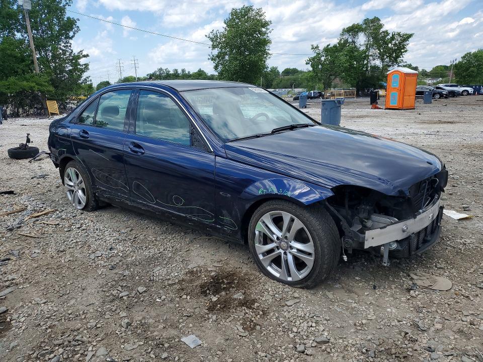 Aukcja sprzedaży 2012 Mercedes-benz C, vin: WDDGF4HB7CA603106, numer aukcji: 52559466
