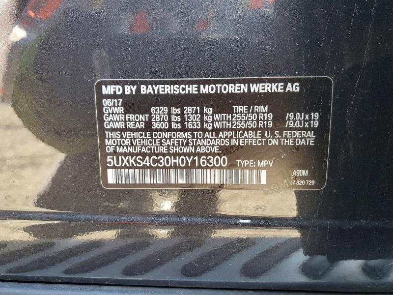 Продажа на аукционе авто 2017 Bmw X5, vin: 5UXKS4C30H0Y16300, номер лота: 53263776