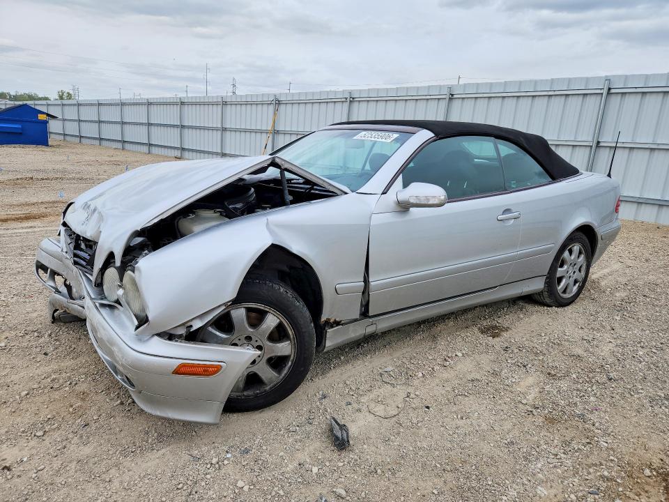 2001 Mercedes-benz Clk მანქანა იყიდება აუქციონზე, vin: WDBLK65G31T091764, აუქციონის ნომერი: 52535906