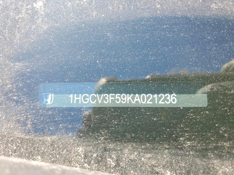 52457026 :رقم المزاد ، 1HGCV3F59KA021236 vin ، 2019 Honda Accord مزاد بيع