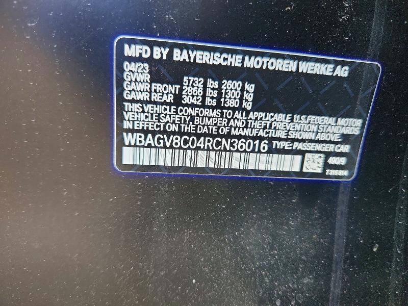 Продажа на аукционе авто 2024 Bmw M850xi, vin: WBAGV8C04RCN36016, номер лота: 52508046
