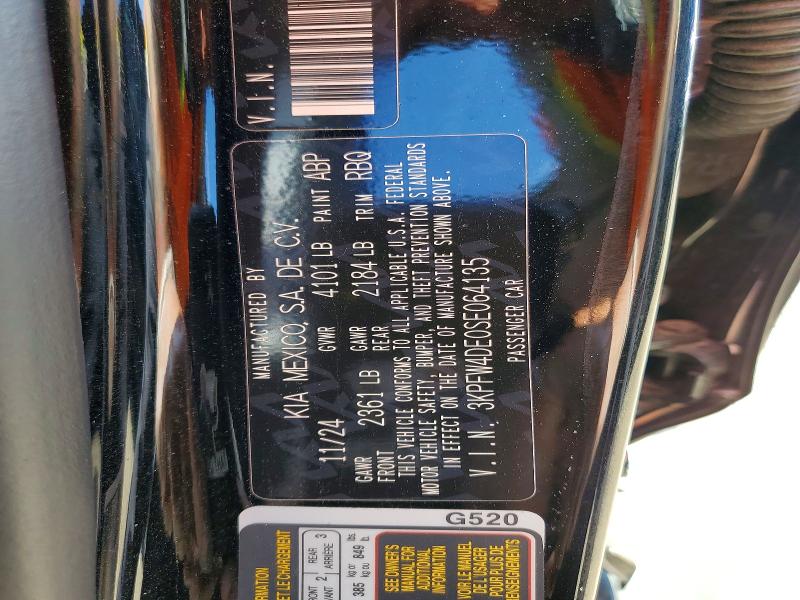 Продажа на аукционе авто 2025 Kia K4, vin: 3KPFW4DE0SE064135, номер лота: 54912646