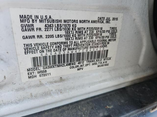 Продаж на аукціоні авто 2015 Mitsubishi Outlander Sport, vin: 4A4AR3AW4FE044439, номер лоту: 52972126