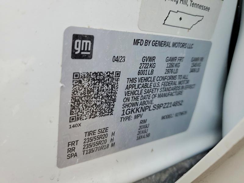 Aukcja sprzedaży 2023 Gmc Acadia, vin: 1GKKNPLS9PZ214852, numer aukcji: 52747046