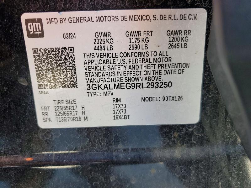 Продажа на аукционе авто 2024 Gmc Terrain, vin: 3GKALMEG9RL293250, номер лота: 53782136