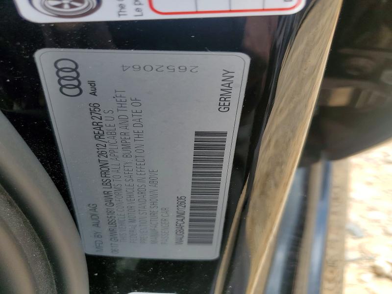 2018 Audi A6 მანქანა იყიდება აუქციონზე, vin: WAUG8AFC4JN012605, აუქციონის ნომერი: 53954116