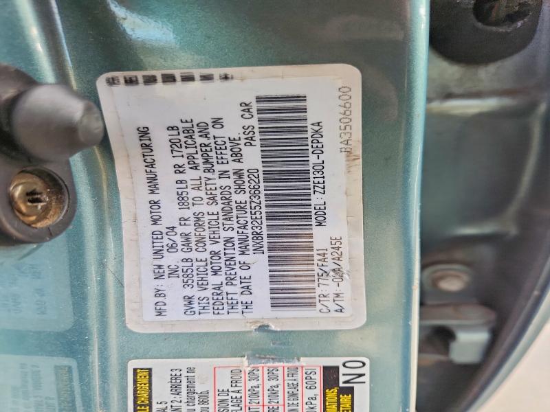 Продажа на аукционе авто 2005 Toyota Corolla, vin: 1NXBR32E55Z366220, номер лота: 52832346