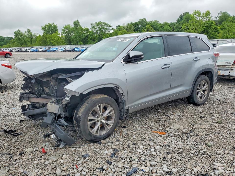 2015 Toyota Highlander მანქანა იყიდება აუქციონზე, vin: 5TDBKRFH2FS087345, აუქციონის ნომერი: 54420876
