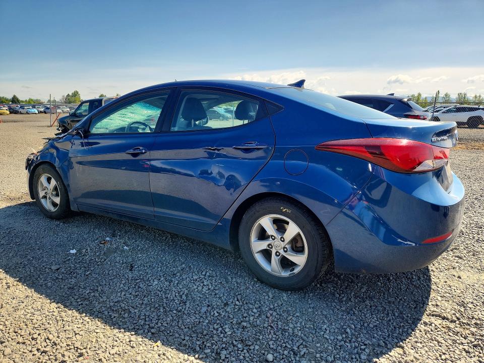 53552076 :رقم المزاد ، KMHDH4AE4FU383059 vin ، 2015 Hyundai Elantra مزاد بيع