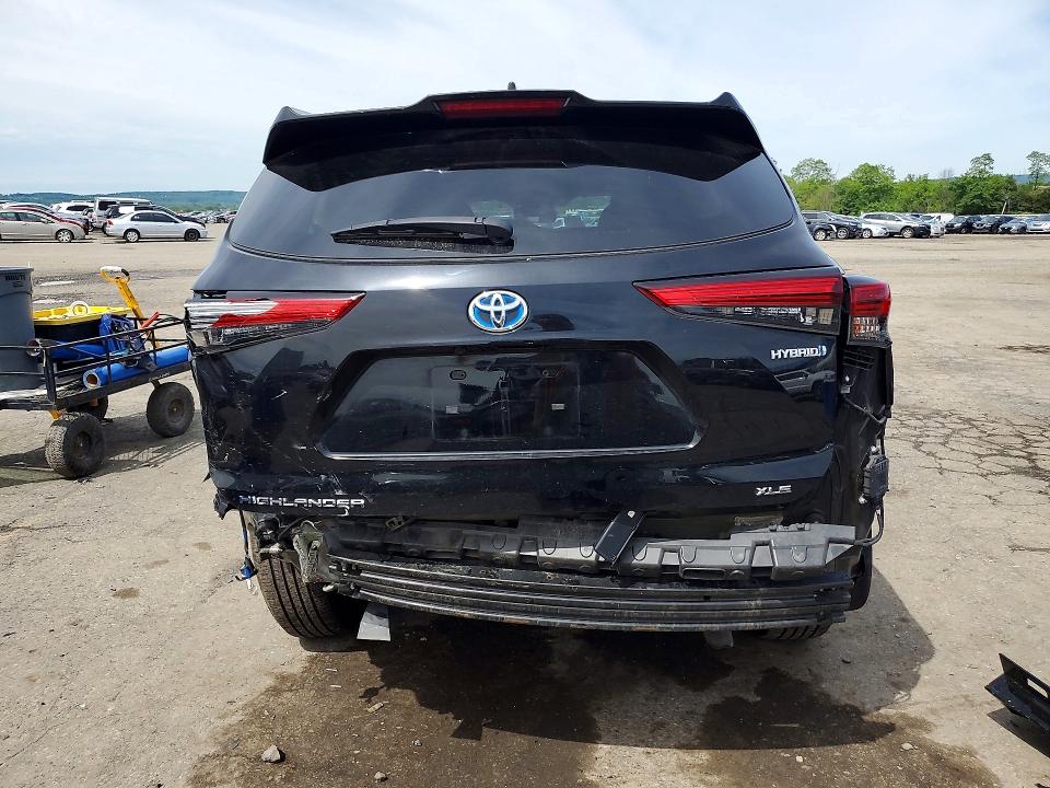 54263676 :رقم المزاد ، 5TDGBRCH5NS545503 vin ، 2022 Toyota Highlander Hybrid مزاد بيع