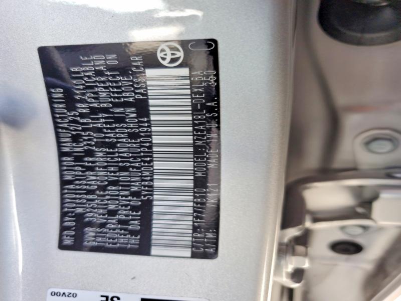 Aukcja sprzedaży 2026 Toyota Corolla, vin: 5YFB4MDE4TP401944, numer aukcji: 54978436