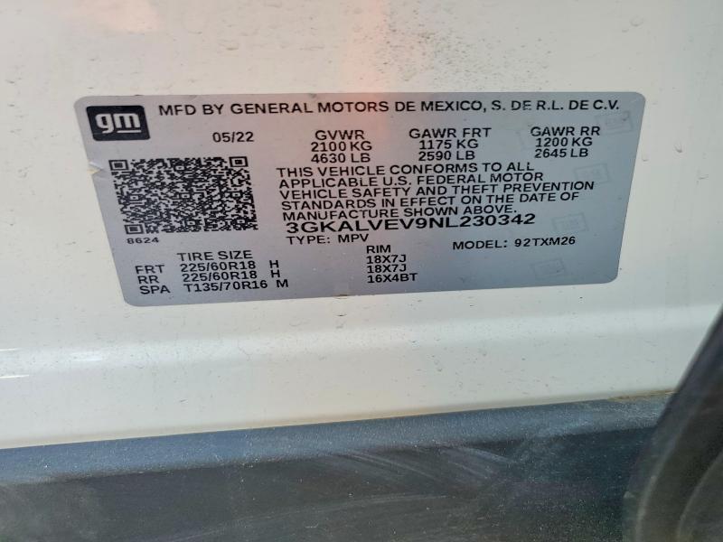 Продажа на аукционе авто 2022 Gmc Terrain, vin: 3GKALVEV9NL230342, номер лота: 52517136