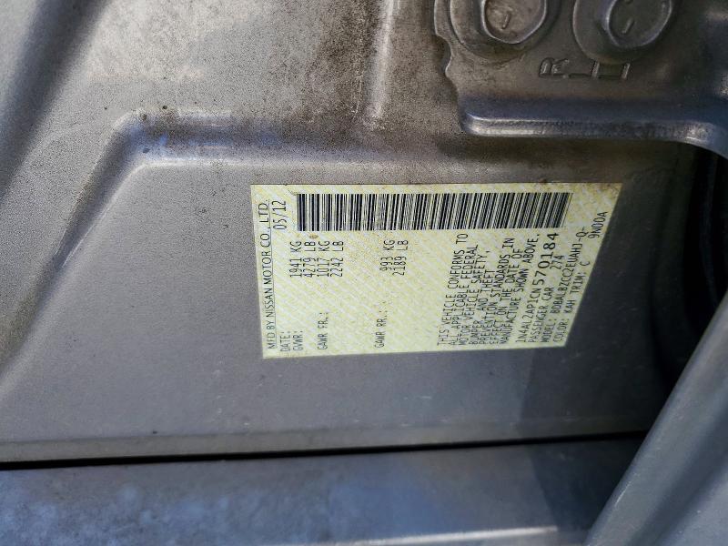 Aukcja sprzedaży 2012 Nissan Altima, vin: 1N4AL2AP1CN570184, numer aukcji: 53164176