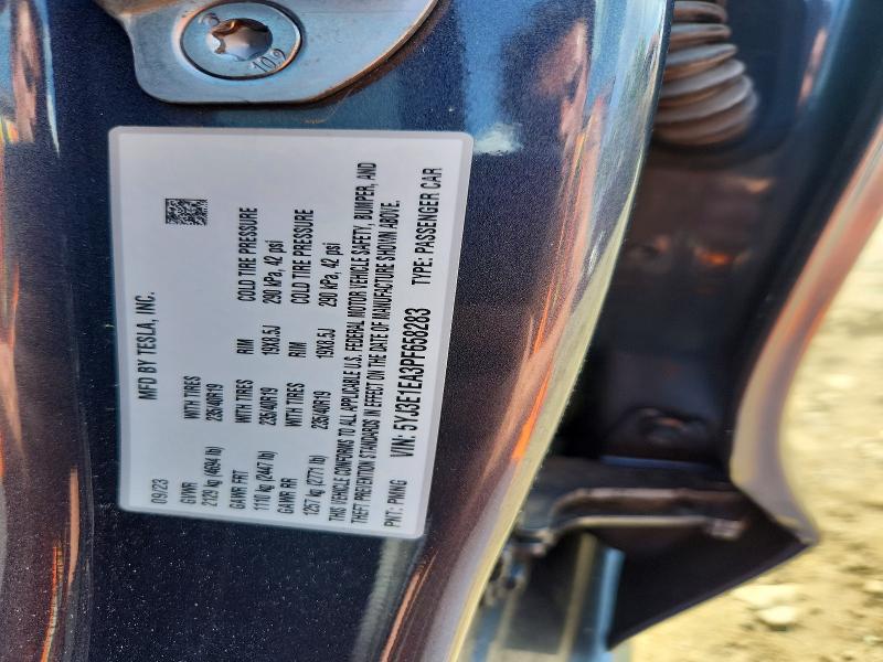 Продаж на аукціоні авто 2023 Tesla Model 3, vin: 5YJ3E1EA3PF658283, номер лоту: 54018166