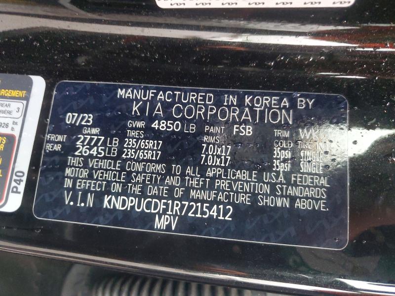 Продаж на аукціоні авто 2024 Kia Sportage, vin: KNDPUCDF1R7215412, номер лоту: 53553296