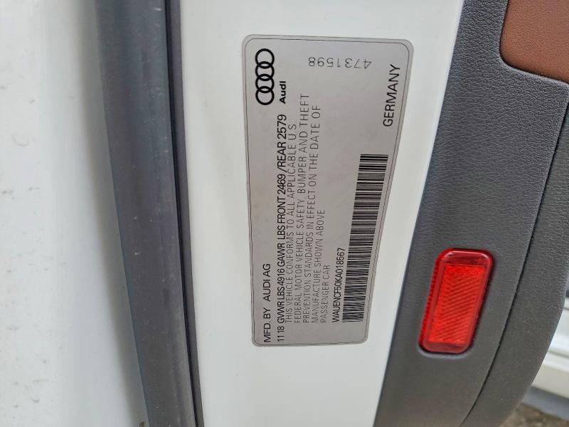 2019 Audi A5 მანქანა იყიდება აუქციონზე, vin: WAUENCF50KA018567, აუქციონის ნომერი: 52565926