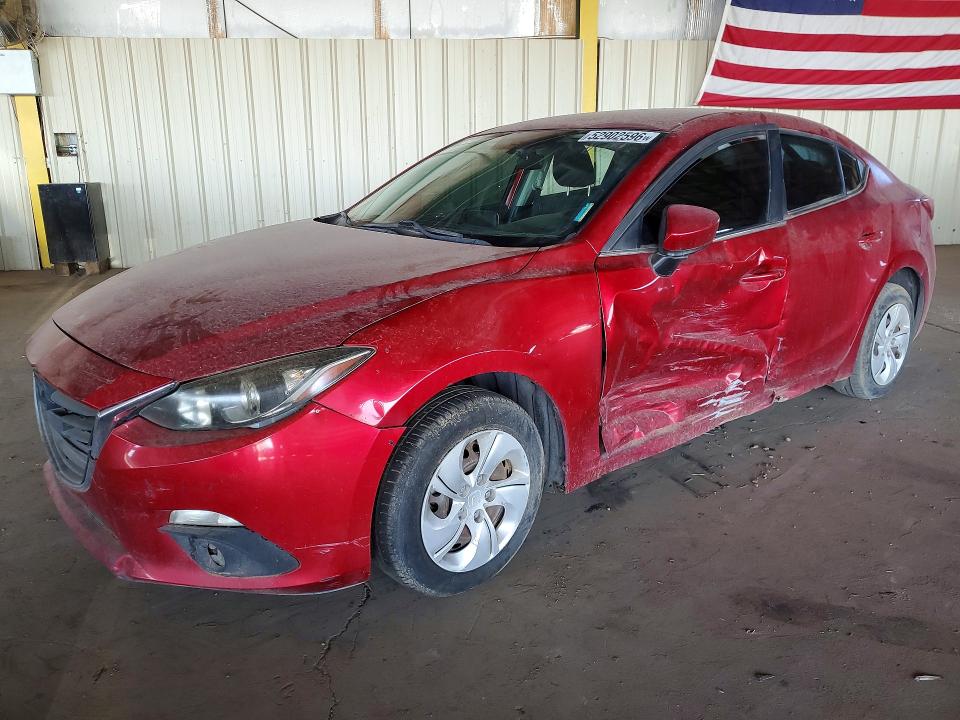 52902596 :رقم المزاد ، JM1BM1V74F1260316 vin ، 2015 Mazda 3 مزاد بيع