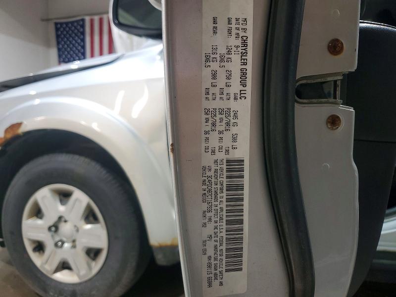 Продажа на аукционе авто 2012 Dodge Journey, vin: 3C4PDCAB7CT167936, номер лота: 52698276