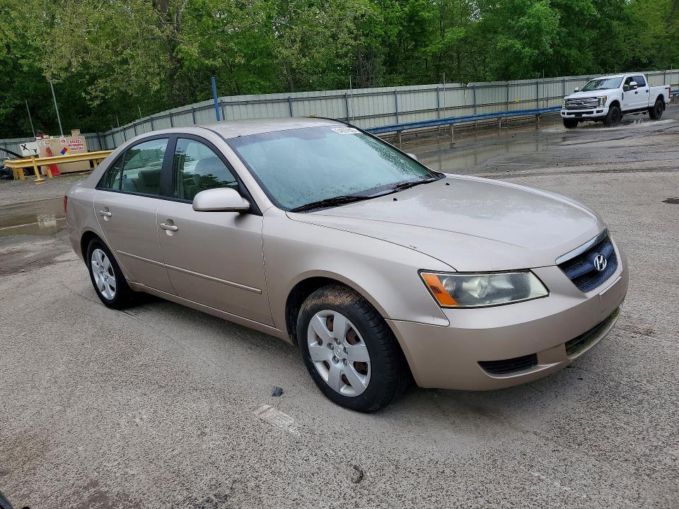 2007 Hyundai Sonata მანქანა იყიდება აუქციონზე, vin: 5NPET46CX7H290184, აუქციონის ნომერი: 54867616