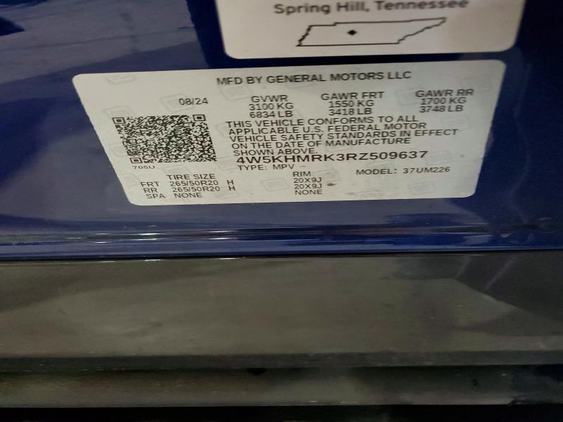 53157206 :رقم المزاد ، 4W5KHMRK3RZ509637 vin ، 2024 Acura Zdx مزاد بيع