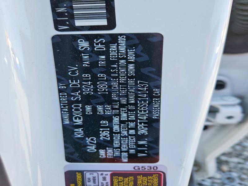 Продажа на аукционе авто 2025 Kia K4, vin: 3KPFT4DE6SE141437, номер лота: 54257676