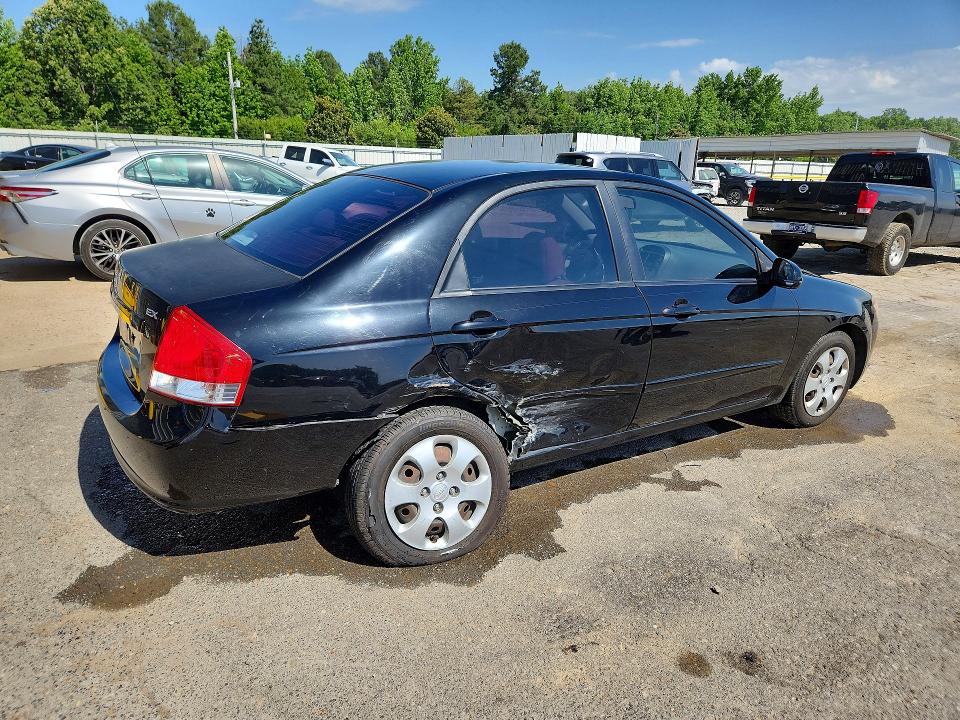 2009 Kia Spectra მანქანა იყიდება აუქციონზე, vin: KNAFE221295657375, აუქციონის ნომერი: 53745586