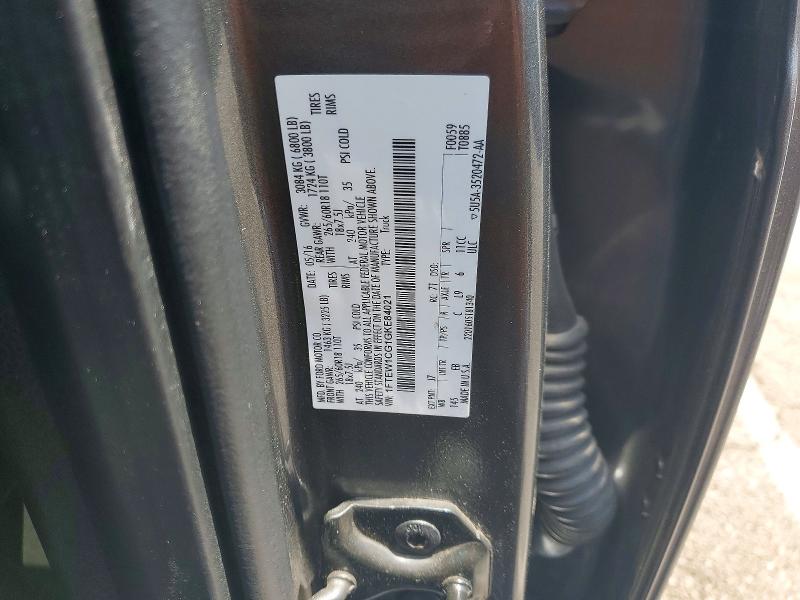 53075576 :رقم المزاد ، 1FTEW1CG1GKE84021 vin ، 2016 Ford F150 مزاد بيع