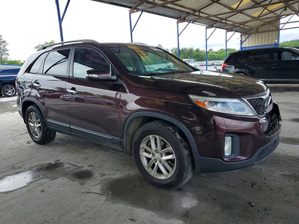 52755006 :رقم المزاد ، 5XYKT4A6XFG649916 vin ، 2015 Kia Sorento مزاد بيع