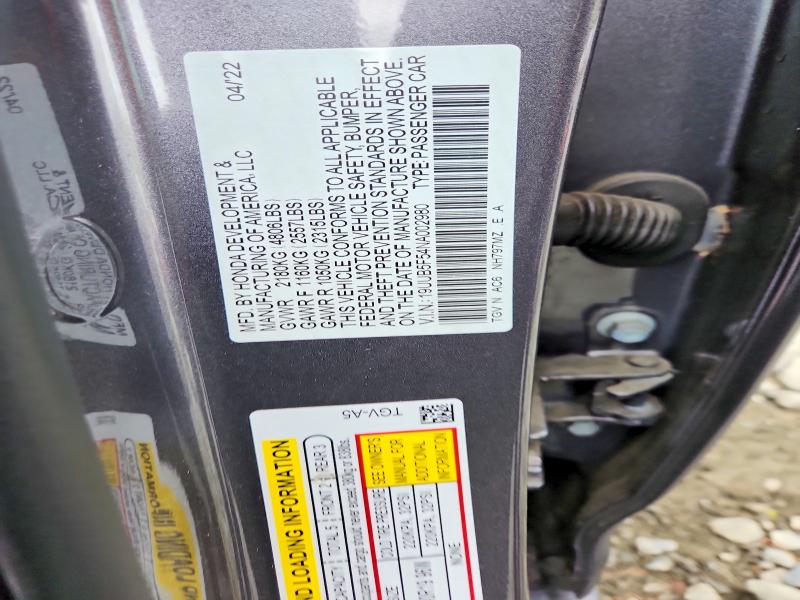 53839516 :رقم المزاد ، 19UUB5F54NA002980 vin ، 2022 Acura Tlx مزاد بيع