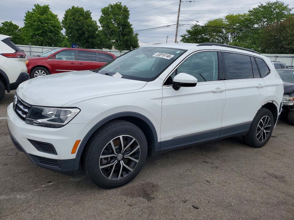 2021 Volkswagen Tiguan მანქანა იყიდება აუქციონზე, vin: 3VV2B7AX0MM071677, აუქციონის ნომერი: 53016146
