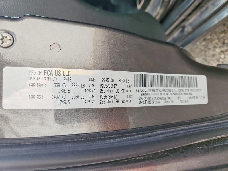 Продаж на аукціоні авто 2018 Dodge Grand Caravan, vin: 2C4RDGEG4JR205158, номер лоту: 53874116